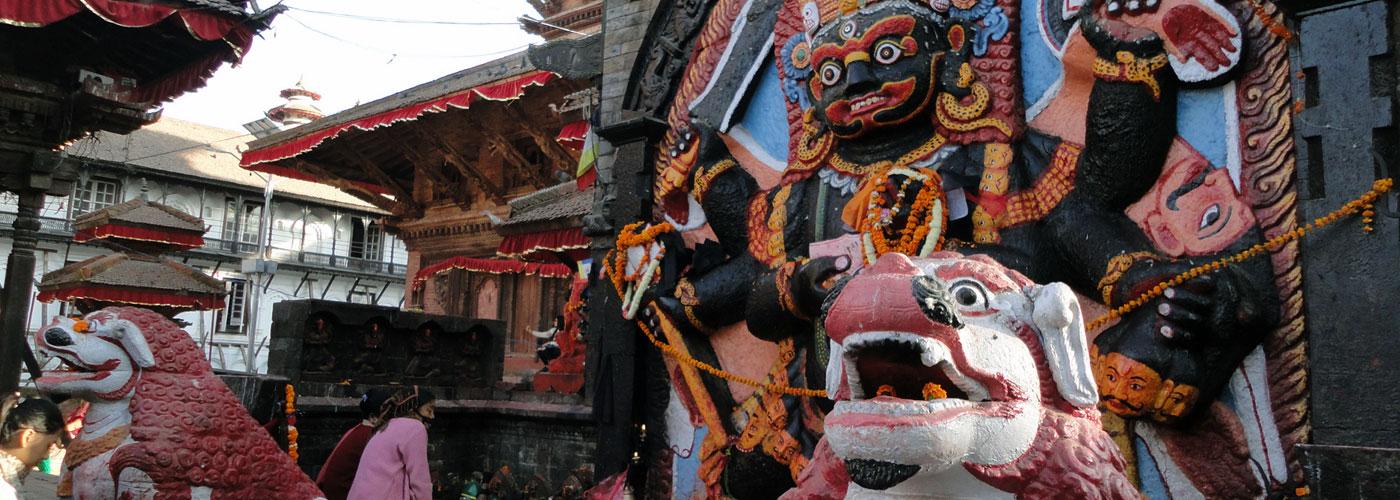 Kaal Bhairab at Kathmandu Durbar Square Kaal Bhairab at Kathmandu Durbar Square