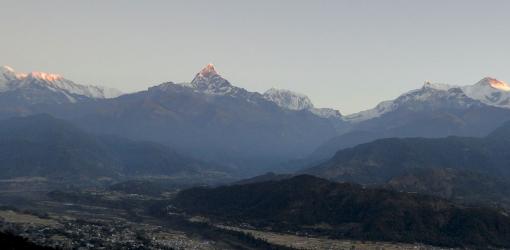 Annapurna Mountain View from Pokhara