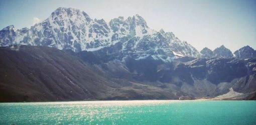 Gokyo Lake view on the way to Everest Base Camp