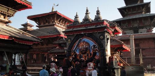 Kaal Bhairab at Kathmandu Durbar Square