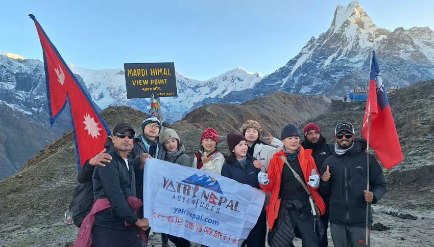 #MARDIHIMAL VIEW POINT 